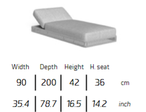 TALENTI | CLIFF SUNBED - $10,154.69