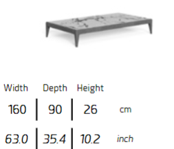 TALENTI | CRUISE//TEAK COFFEE TABLE - $4,090.62 - $6,687.80