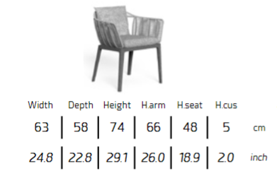 TALENTI | CRUISE//TEAK DINING CHAIR - $3,600.79 - $3,785.83