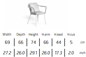 TALENTI | CRUISE//ALU DINING ARMCHAIR - $1,907.95 - $2,143.18