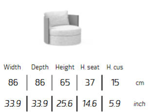 TALENTI | GEORGE LIVING ARMCHAIR - $10,745.93