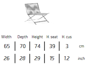 TALENTI | GEORGE LOUNGE FOLDING CHAIR - $4,584.00