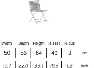 TALENTI | GEORGE DINING FOLDING CHAIR - $3,586.00