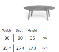 TALENTI | KAREN NATURAL TEAK COFFEE TABLE - $2,035.23 - $3,649.15