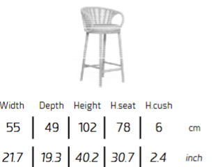 TALENTI | KAREN STOOL - $3,739.89