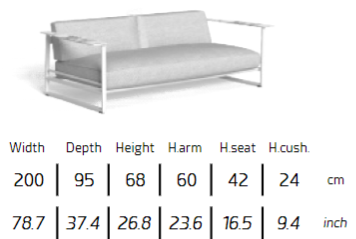 TALENTI | RIVIERA SOFA 2 SEATER - $10,660.71