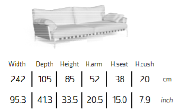 TALENTI | SALINAS 2 SEATER SOFA - $15,755.49