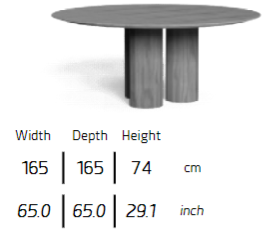 TALENTI | SALINAS TEAK DINING TABLE - $18.987.71 - $25,716.15
