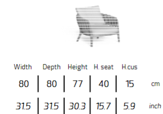 TALENTI | VENICE LOUNGE ARMCHAIR - $5,288.89