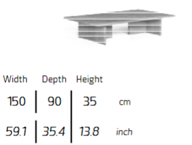 TALENTI | VENICE TEAK COFFEE TABLE - $10,019.07- $10,092.10