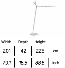 TALENTI | CLEOSOFT ARC LAMP - $3,105.00