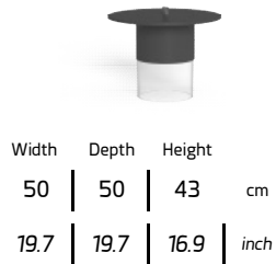 TALENTI | KUKA COFFEE TABLE - $2,542.68- $3,878.85