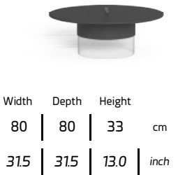 TALENTI | KUKA COFFEE TABLE - $2,542.68- $3,878.85