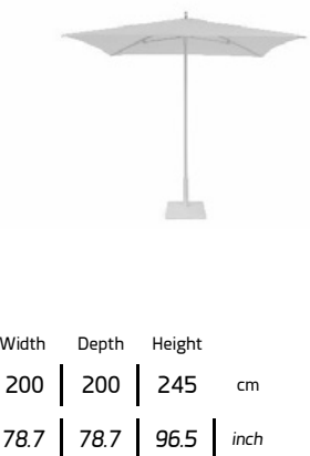 TALENTI | PARASOL  APOLLO SHADE - $2,480.00