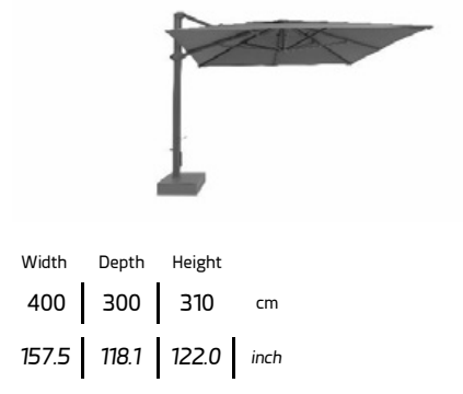 TALENTI | PARASOL ATHENA SHADE - $6,440.95