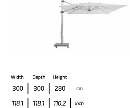 TALENTI | PARASOL VENUS SHADE - $2,376.03