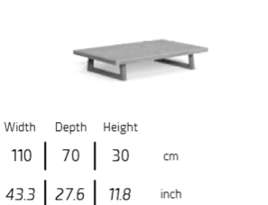 TALENTI | ALABAMA COFFEE TABLE - $2,494.00