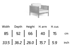 TALENTI | DOLCEVITA LIVING ARMCHAIR - $4,938.00