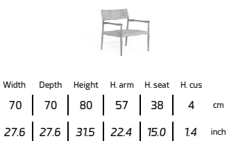 TALENTI | DOLCEVITA LOUNGE ARMCHAIR - $2,500.32