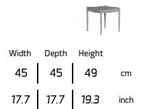 TALENTI | DOLCEVITA SIDE TABLE - $854.67