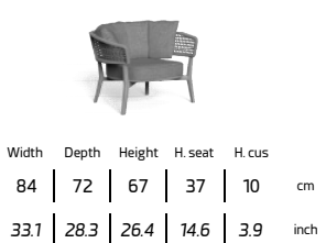 TALENTI | MOON LIVING ARMCHAIR - $4,068.18