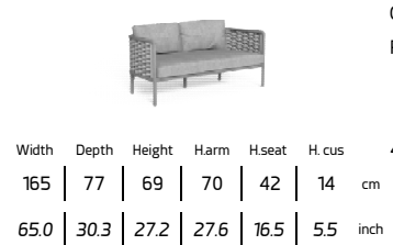 TALENTI | PRICHI 2-SEATER SOFA - $5,797.66