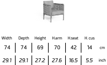 TALENTI | PRICHI LIVING ARMCHAIR - $2,891.34
