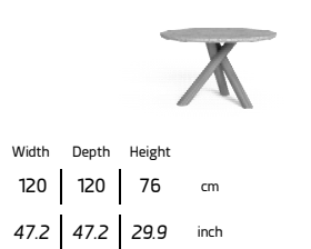 TALENTI | PRICHI DINING TABLE - $5,129.94