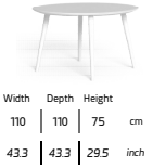 TALENTI | ABEL SOFY DINING TABLE - $2,127.10