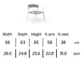TALENTI | KEY LIVING ARMCHAIR - $638.02