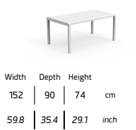 TALENTI | MAIORCA DINING TABLE - $1,710.14