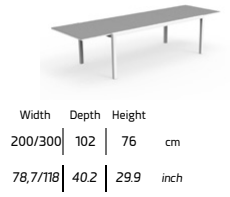 TALENTI | MAIORCA EXTENDABLE DINING TABLE - $4,000.74