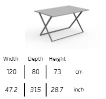 TALENTI | QUEEN FOLDING TABLE - $941.21 - $1,614.43