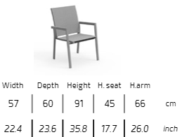 TALENTI | TIMBER DINING ARMCHAIR - $416.04
