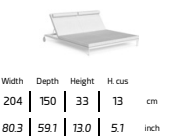 TALENTI | CLEOSOFT//ALU DOUBLE SUNBED - $9,989.00