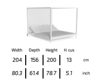 TALENTI | CLEOSOFT//ALU  DAYBED - $17,808.00