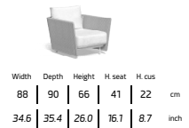 TALENTI | CORAL LIVING ARMCHAIR - $6,657.00