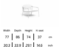 TALENTI | CORAL LOUNGE ARMCHAIR - $1927.79