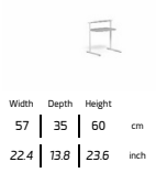 TALENTI | CORAL SIDE TABLE - $1,215.00