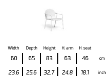 TALENTI | CORAL DINING ARMCHAIR - $1,997.00