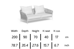 TALENTI | FRAME 2-SEATER SOFA - $11,325.00
