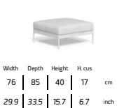 TALENTI | FRAME POUF - $2,998.00