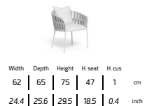 TALENTI | FRAME DINING ARMCHAIR - $2,624.00