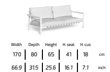 TALENTI | LAKE 2-SEATER SOFA - $6,664.00