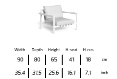 TALENTI | LAKE LIVING ARMCHAIR - $4,183.00