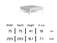 TALENTI | LAKE POUF - $2,935.00