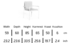 TALENTI | LAKE DINING ARMCHAIR - $1,986.00