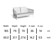 TALENTI | MILO 2-SEATER SOFA - $5,656.00
