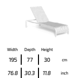 TALENTI | MILO SUNBED - $2,664.00