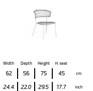TALENTI | MOON//ALU DINING CHAIR - $1,322.00